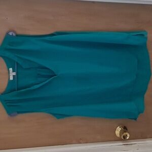 Teal Chaus blouse